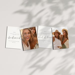 I Can't Say I Do Ohne You, Brautjungfer, Trauzeugin, Ringträger, Blumenmädchen, Printable Karte - Instant Edit und Download
