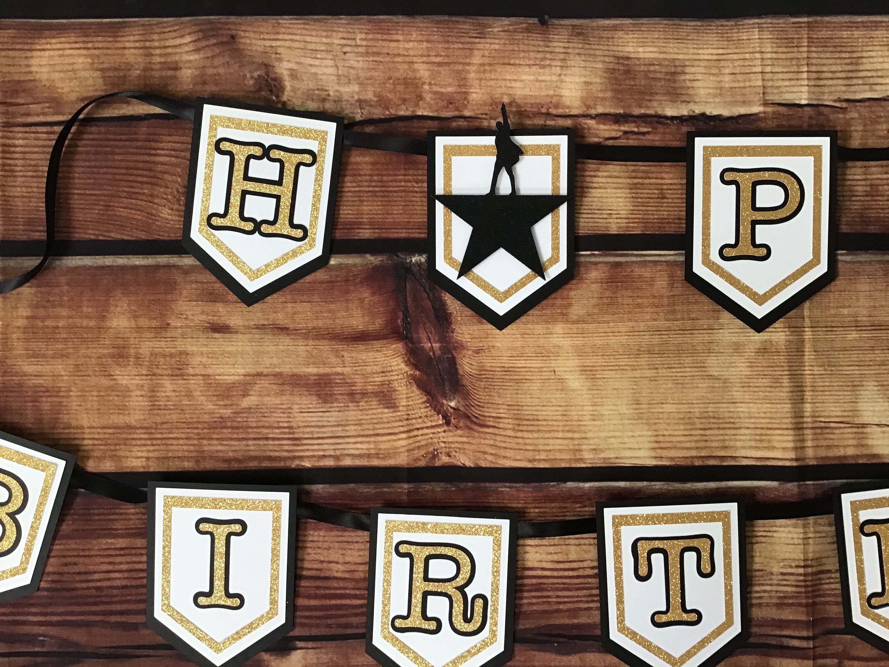 Hamilton Birthday Banner Alexander Hamilton Birthday Banner Etsy