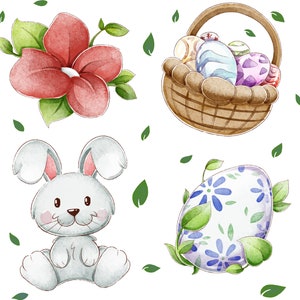 Water Color easter element Collection