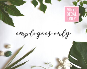 Employees Only Decal Etsy - staff only decal roblox
