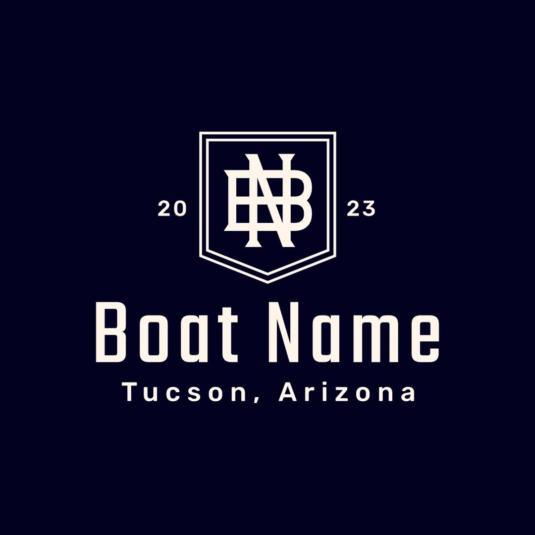 Boat Name Decal With Port & State - Custom Personalized Permanent Vinyl ...