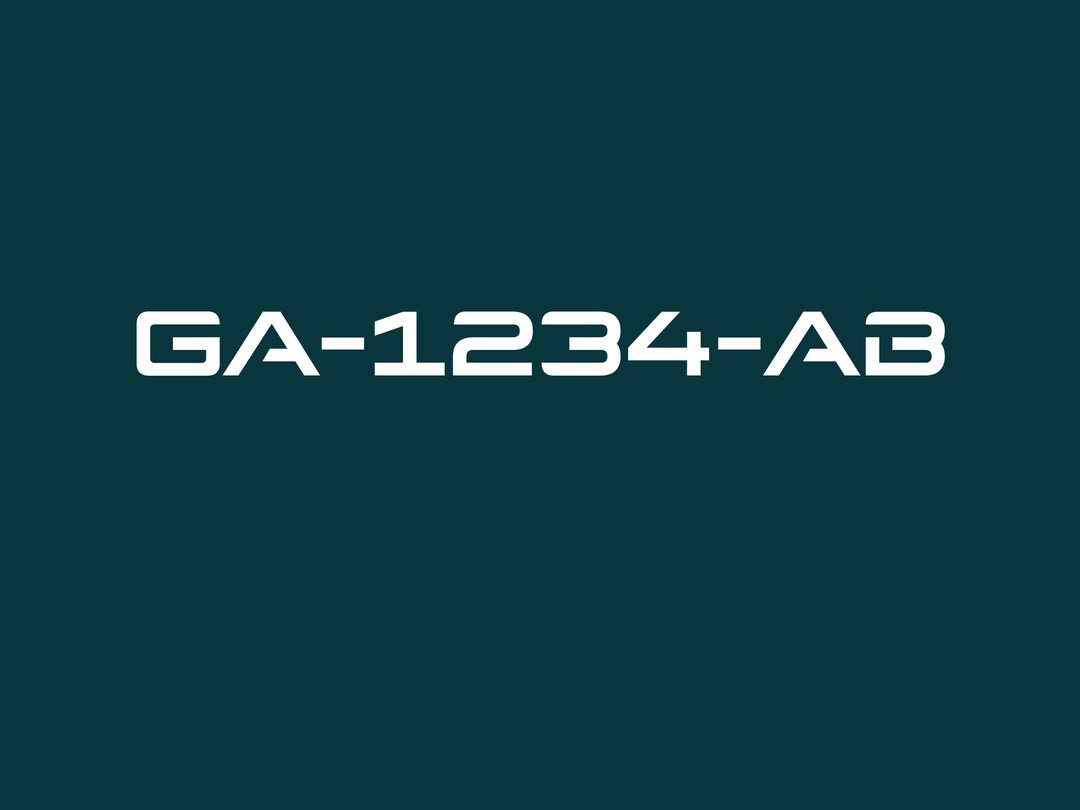 Register Number Sticker Registration Number Decal - Pair, Permanent Vinyl Lettering, Boat, K013 ...