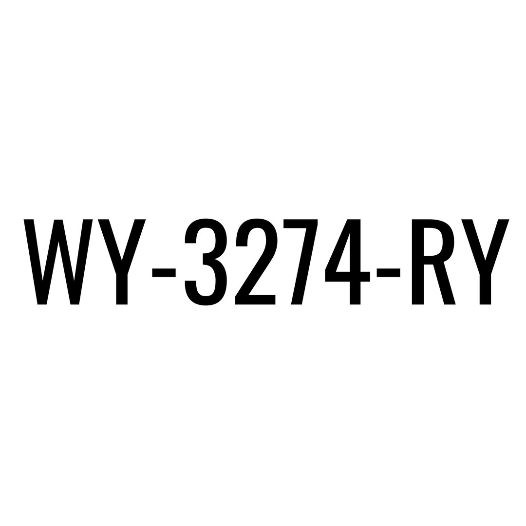 Vinyl Boat Numbers Custom Registration Decal One Pair, Permanent Marine