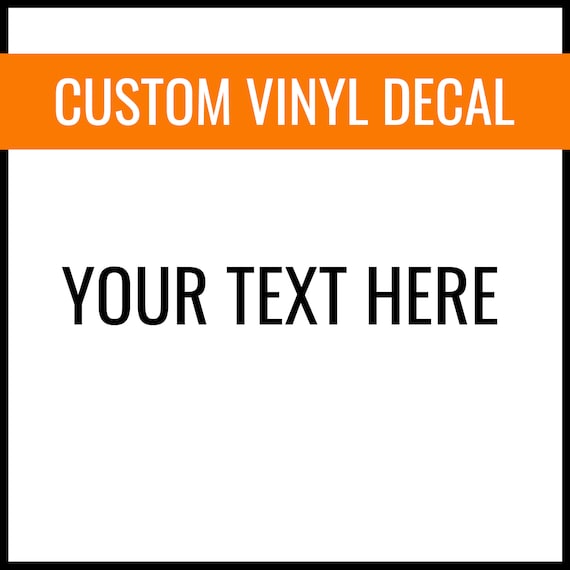 Custom Bike Decal Permanent Vinyl Lettering Etsy