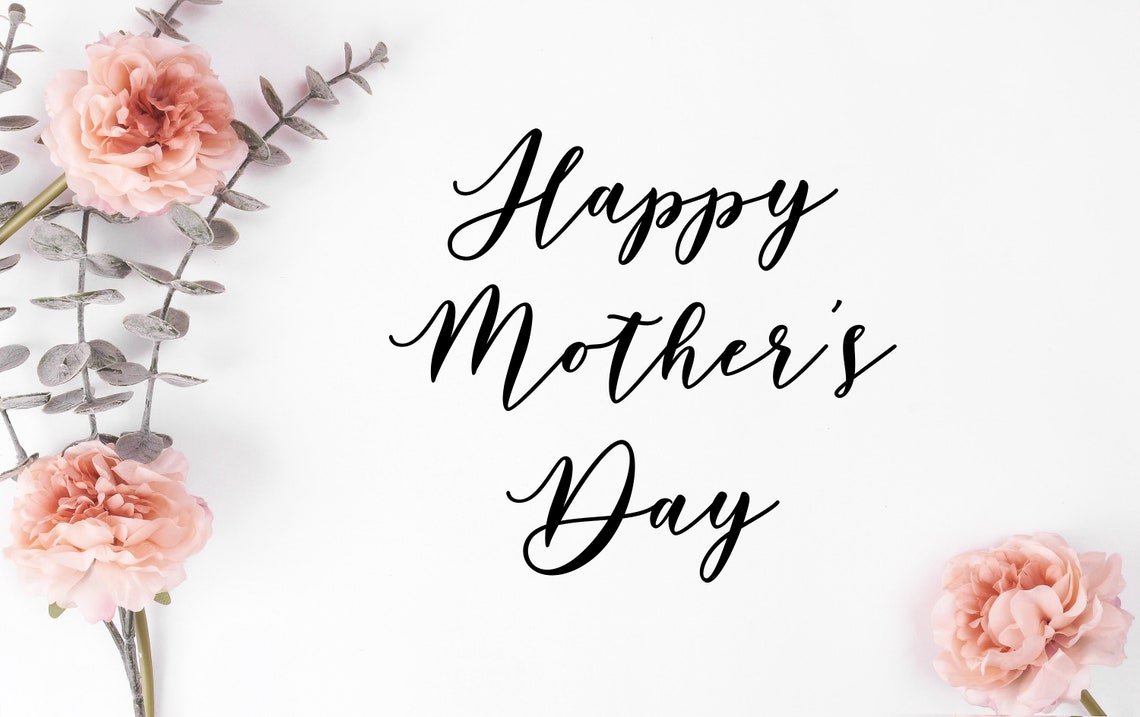 Happy Mother's Day Decal Vinyl Sign for Women Ladies - Etsy