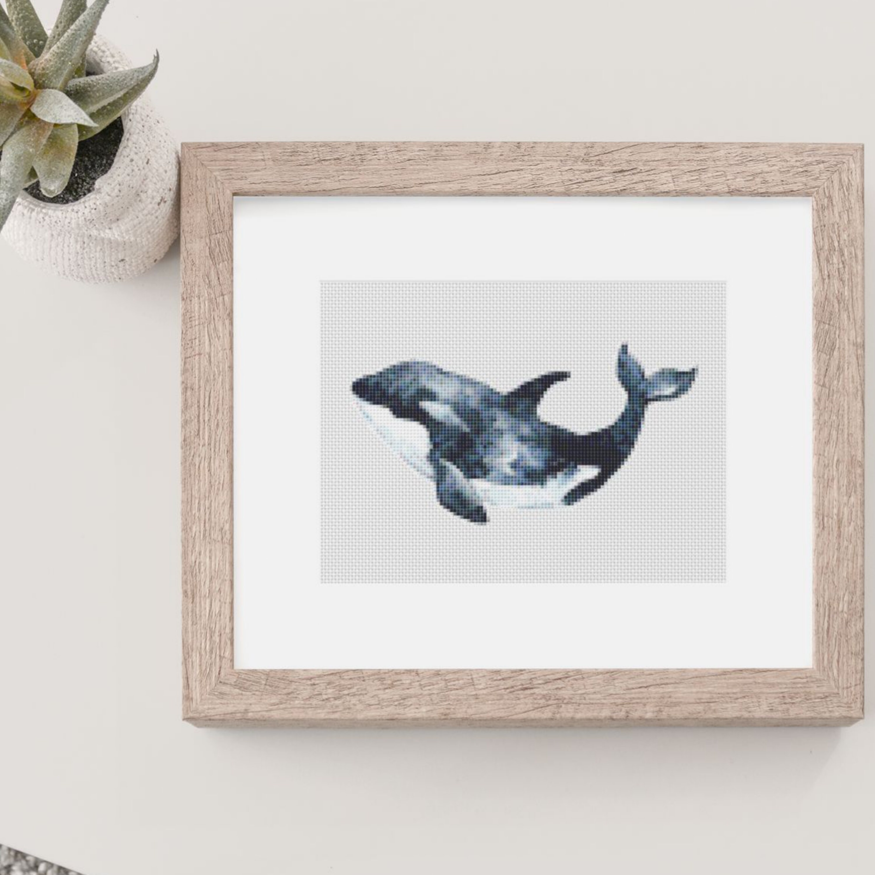 Orca Cross Stitch Pattern Killer Whale Easy Ocean Life - Etsy