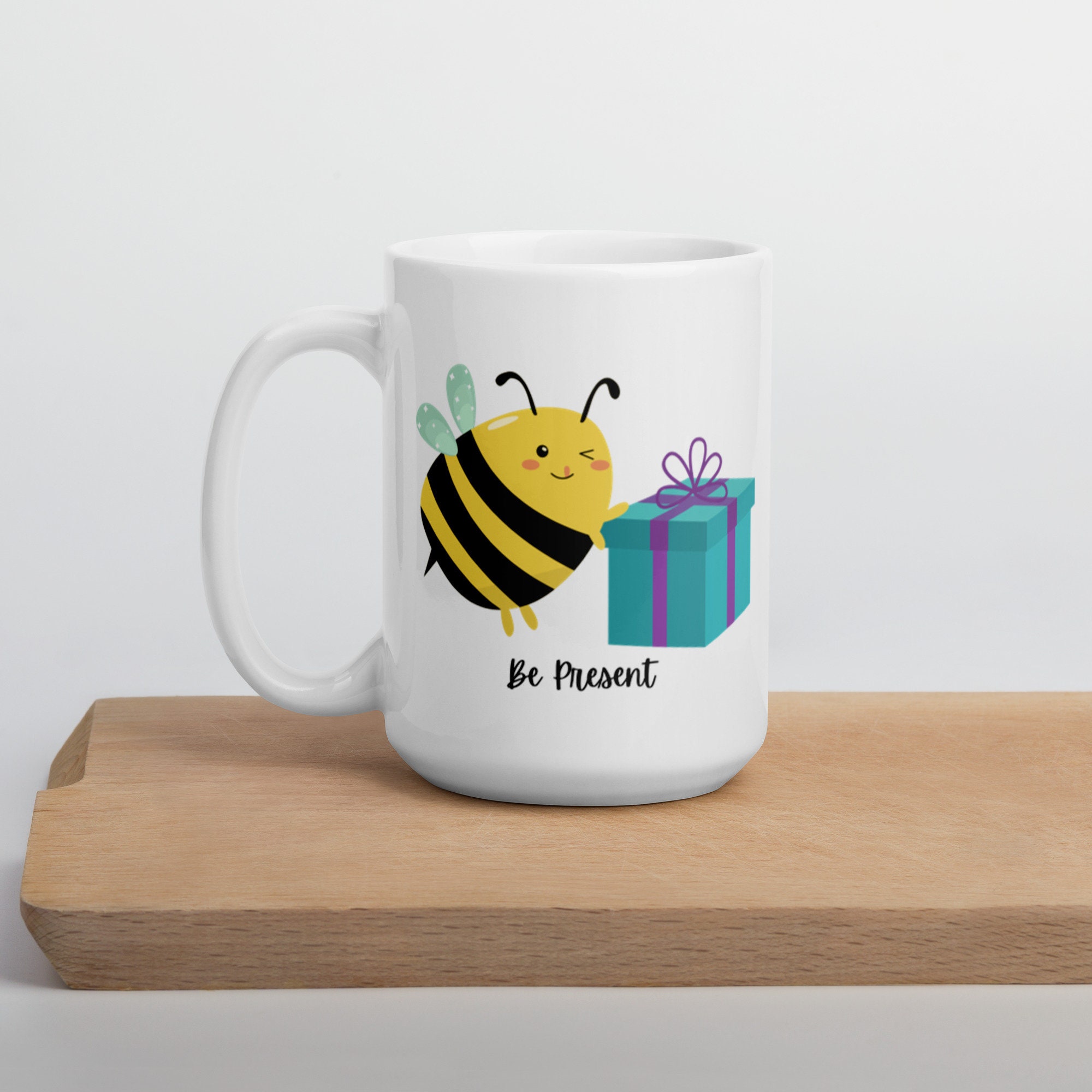 Bee the Person / Inspirational Cup / Car Office Non Spill / Encouragement  Mug / Gift for Her / Entrepreneur Travel Mug / Finding Lifes Magic 