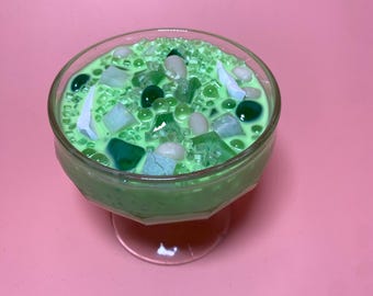 Life size Filipino Buko Pandan cup decor or paperweight filipino food philippines dessert hyperrealistic FGN-BKP-001