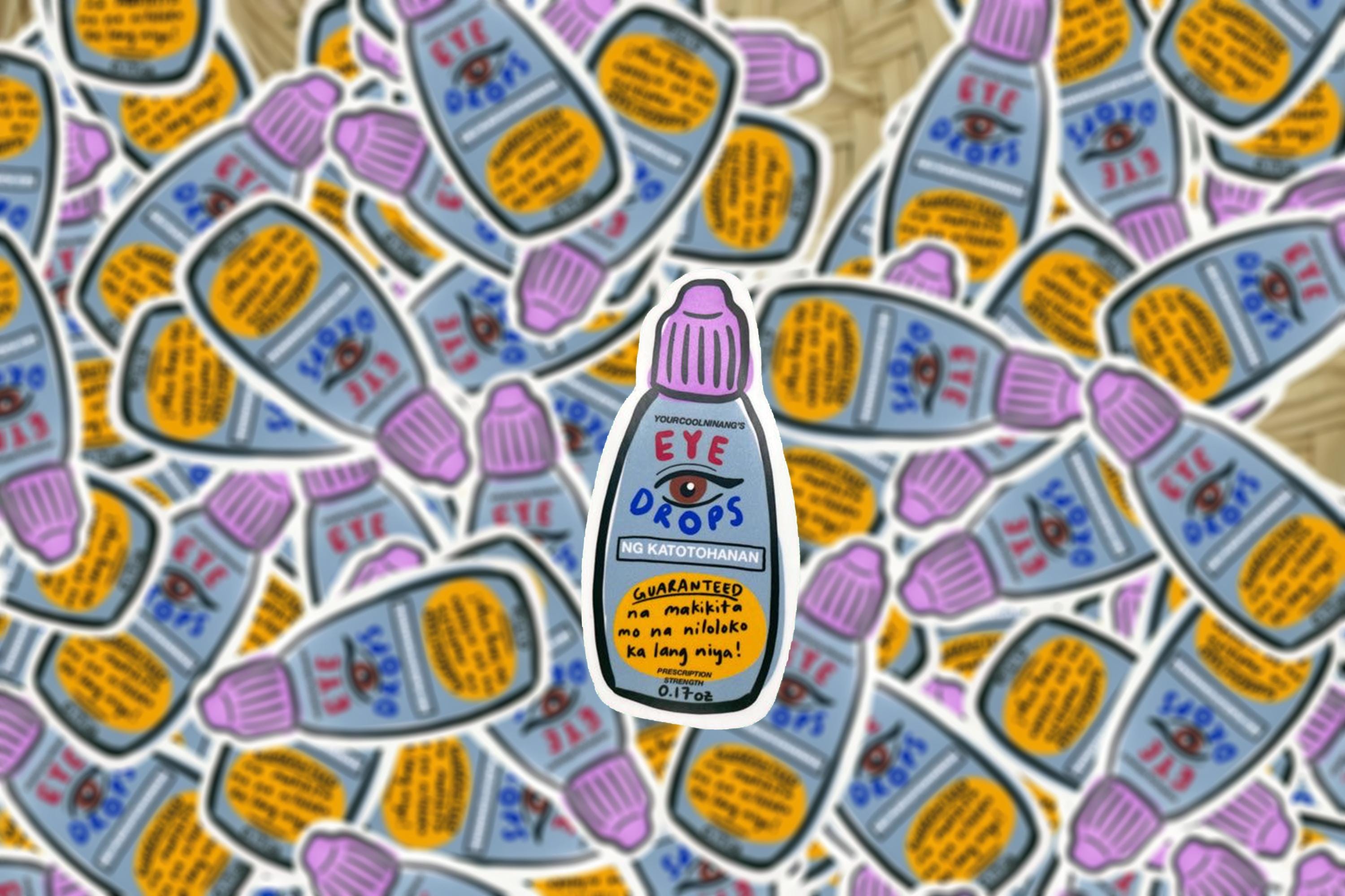 Tagalog Anti-valentines Stickers Filipino Hugot Lines - Etsy