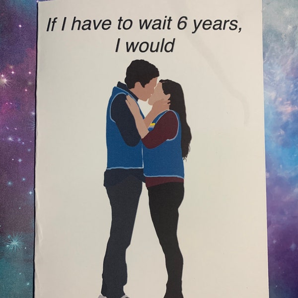 Superstore Amy and Jonah Valentines Day or Anniversary Love Greeting Card