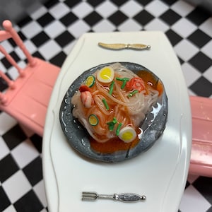Palabok noodles filipino food magnet handmade MGN-MLS-001