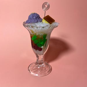 Life size halo halo decor or paperweight filipino food philippines dessert hyperrealistic FGN-HAL-001
