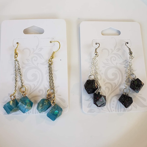 Fidget Earrings -- Resin Fidget Jewelry