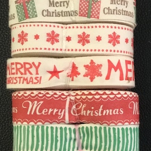 NASTRO DI NATALE! Nastro natalizio in stoffa da 5 metri, vari modelli, perfetto per confezioni regalo ed è un regalo davvero fantastico!