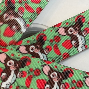 GREMLIN!  1&quot; grosgrain lint, kies 3/5 yds., schattigste kleine gremlin en perfect voor versiering/haar/cadeaus en al je projecten!