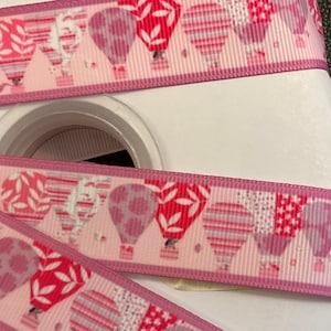 HETE LUCHTBALLONS!  1" grosgrain lint, kies 3/5 yds., pastelkleuren, perfect voor versiering/haar/kragen/cadeaus en al je projecten!