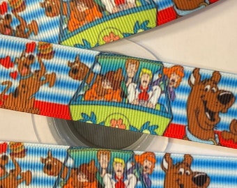 A DOG and his PEEPS 1” CARTOON ribbon, choose 3/5 yds., mystery solvers, perfect for embellishment/hair/decor/gifts & all your projects!