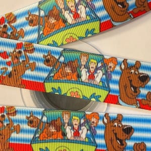 A DOG and his PEEPS 1” CARTOON ribbon, choose 3/5 yds., mystery solvers, perfect for embellishment/hair/decor/gifts & all your projects!