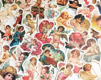 ANGELS!  25 Angel stickers, choose set 1 or set 2, waterproof stickers, Angels on high, Guardian Angels & they make a heavenly good gift!