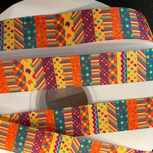COLLAGE ¡Cinta de grosgrain de 1 pulg.! ¡Elige 3 o 5 yardas, múltiples patrones, perfectos para adornos, peinados, decoración, regalos y todos tus proyectos!