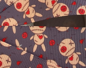 VOO DOO BABY!  1” grosgrain ribbon, choose 3 or 5 yds., perfect for embellishment/hair/dog collars/gifting & all your creative projects!