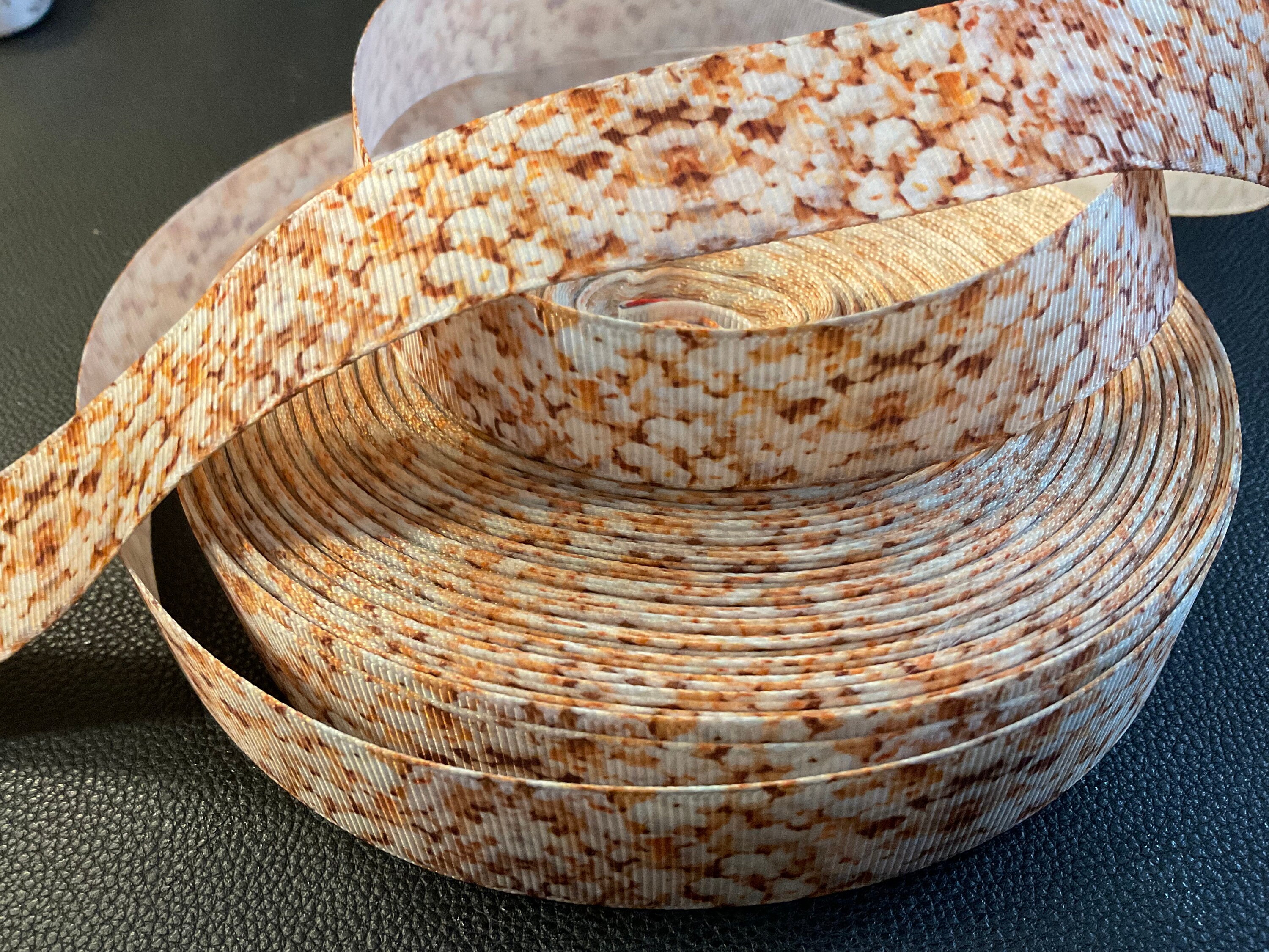 HOT, BUTTERY POPCORN Ribbon! 1” Grosgrain Ribbon, Choose 3/5 Yards ...