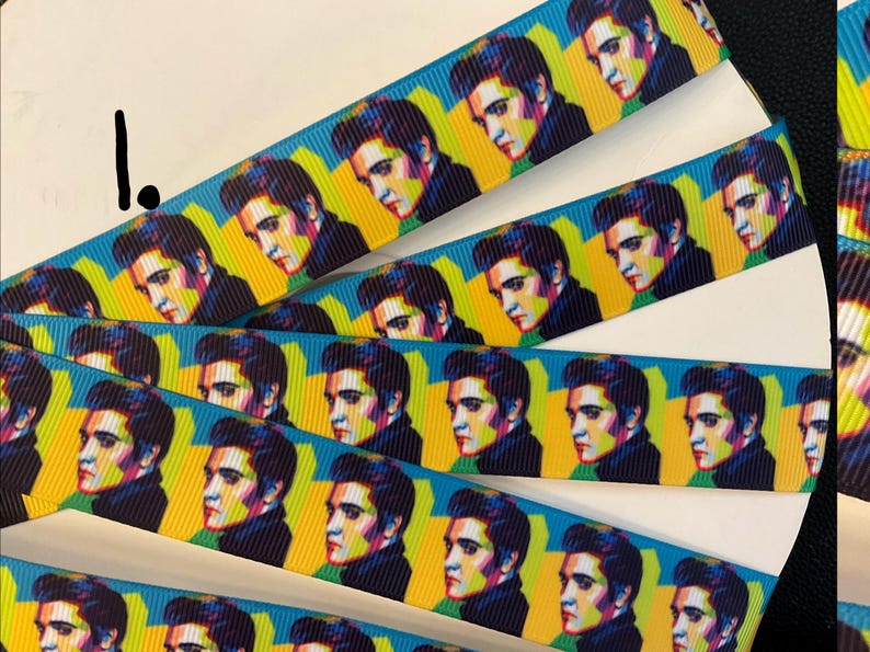 ELVIS! 1” Grosgrain Ribbon! 2 Styles, Choose 3 or 5 Yards, Perfect for ...