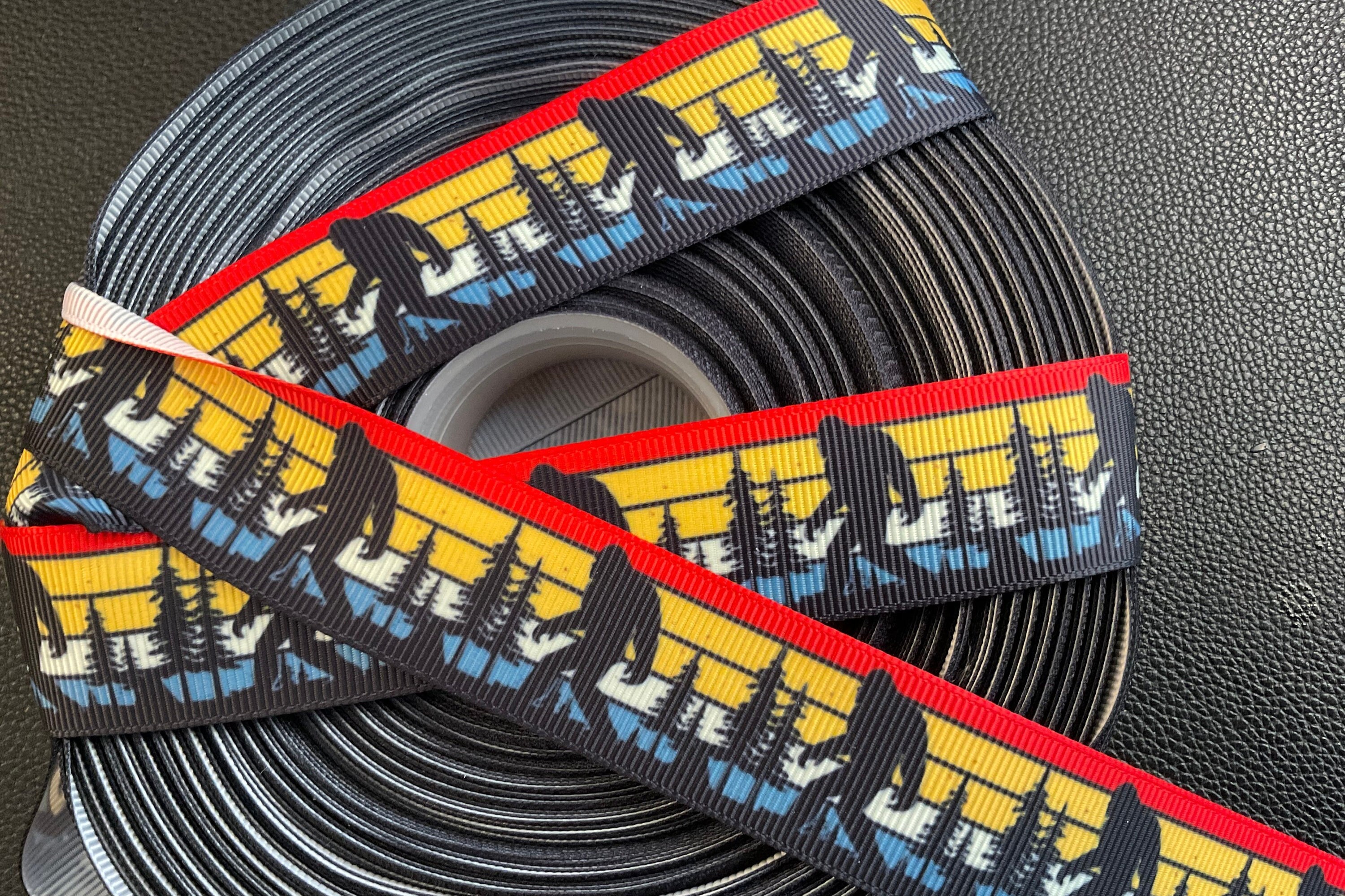 SASQUATCH—looking for love!  1” grosgrain ribbon, choose 3 or 5 yds., perfect for hair/parties/collars/gifting & all your fun projects!