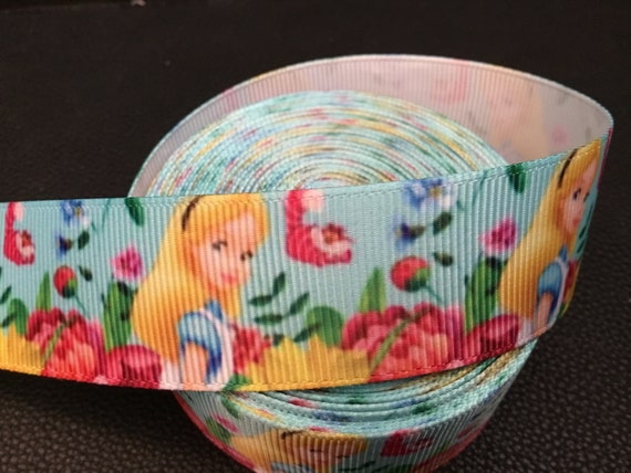 ALICE in RIBBONLAND!   1” grosgrain ribbon, choose 3 or 5 yards, Alice and the flowers, Alice adornment & it makes a darn good gift!