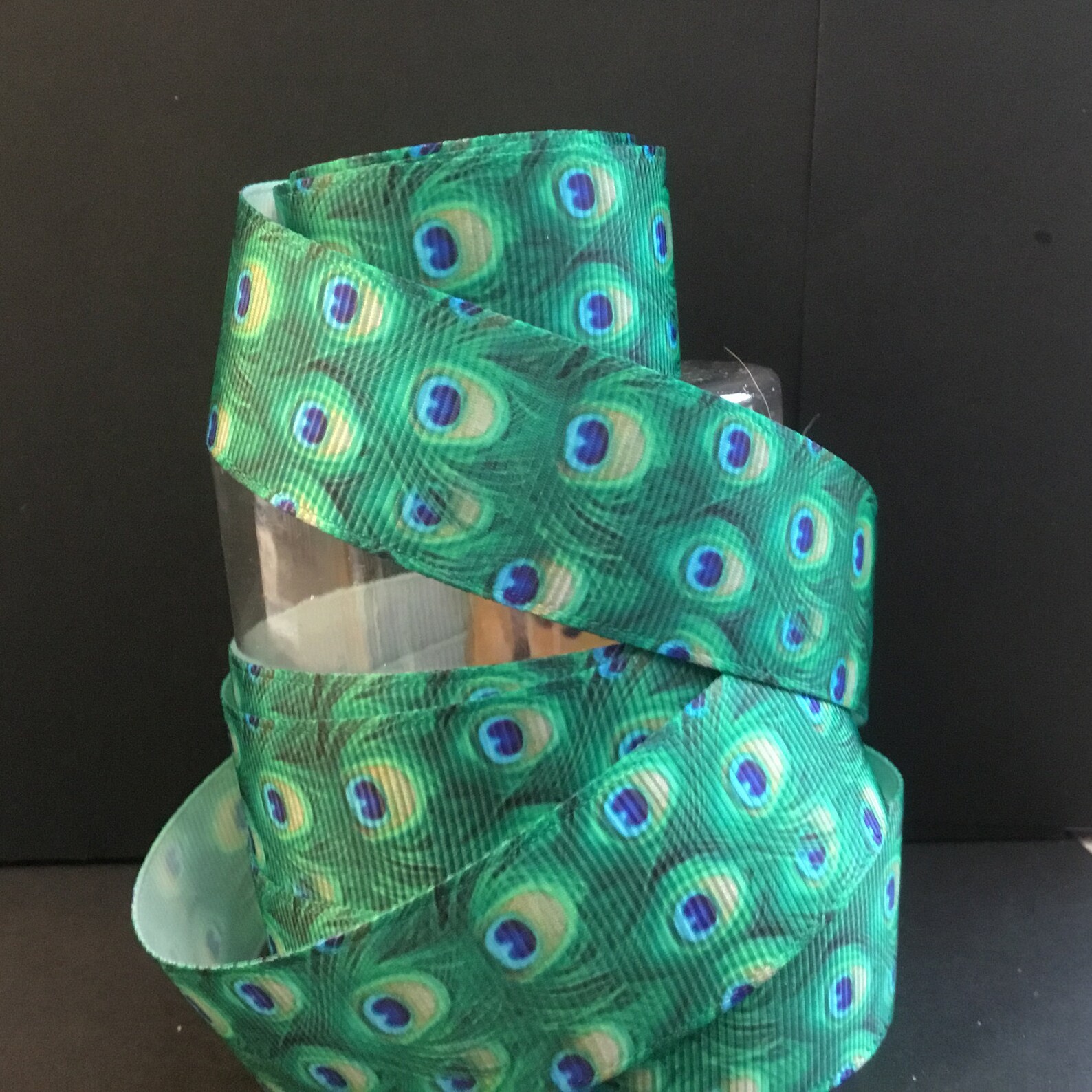 PEACOCK Ribbons Stunning Ribbons by the Yard Gorgeous Colors - Etsy