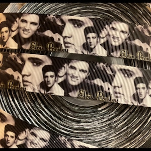 ELVIS! 1” Grosgrain Ribbon! 2 Styles, Choose 3 or 5 Yards, Perfect for ...