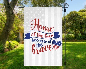 American Flag Garden Flag: Patriotic Welcome Decor