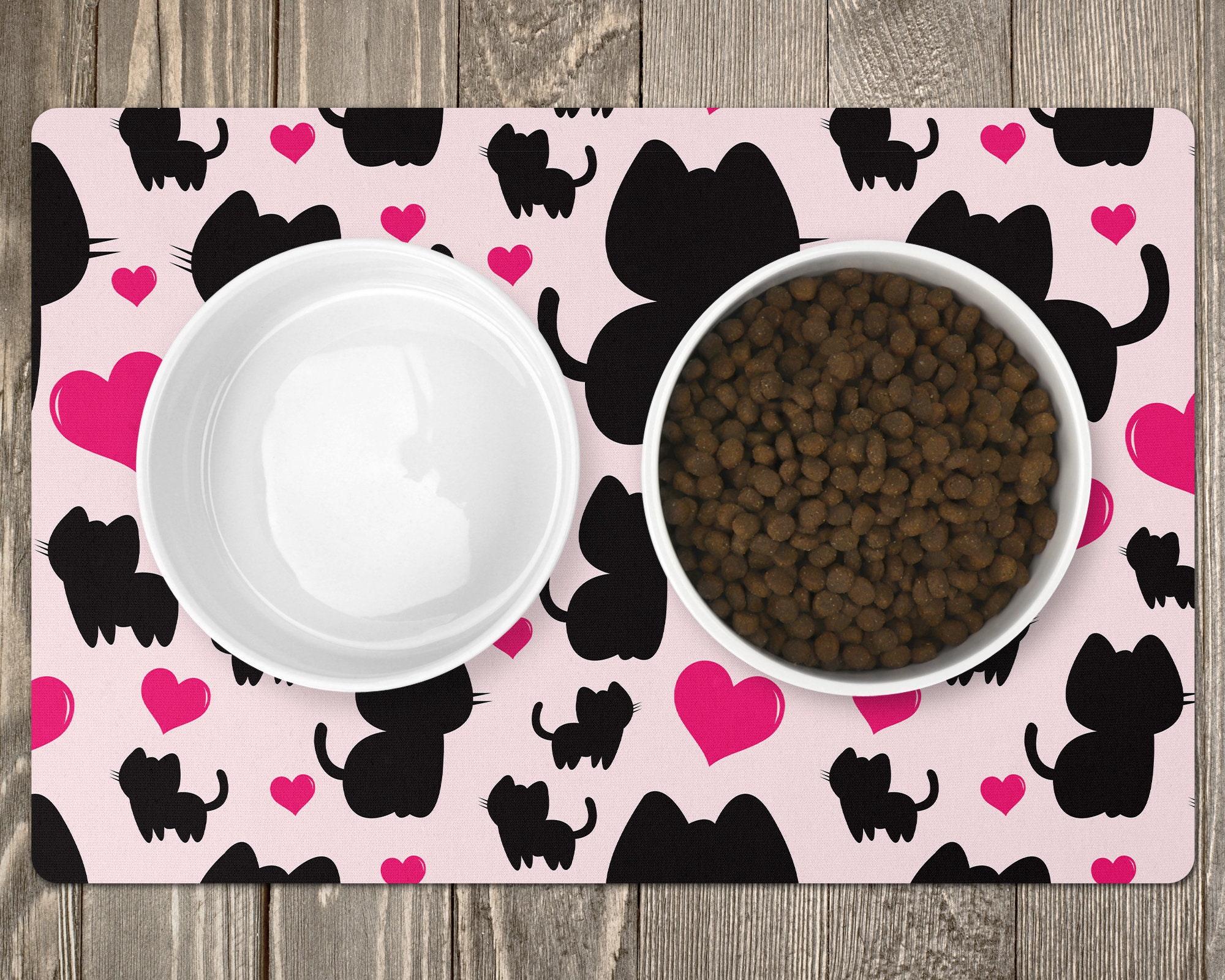 Dog Food Mat Pet Food Mat Dog PlacematMat For Pet Food Mat Etsy