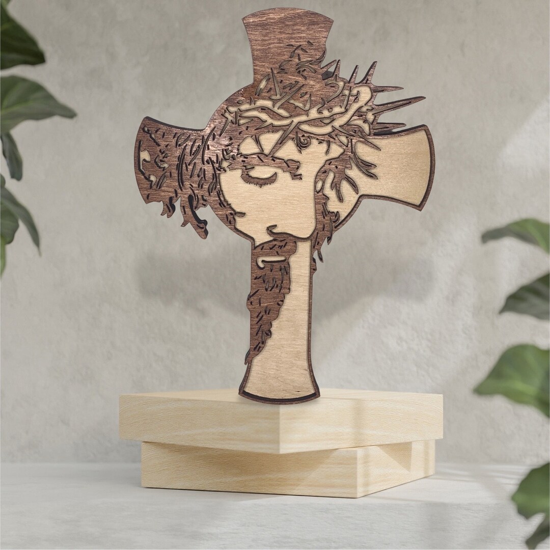 Wooden Easter Cross, Wood Cross, Easter Cross, Matthew 286, Easter