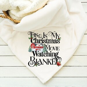 Christmas Movie Watching Blanket, Throw, Watching Movie Blanket, Friends, Kids blanket, Adult watching blanket, Holiday, One of a kind