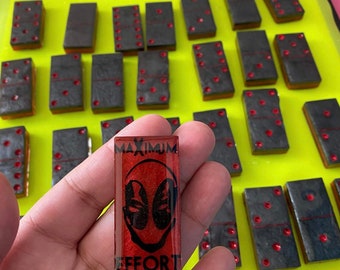 Custom Dominoes, Double 6, 28 piece