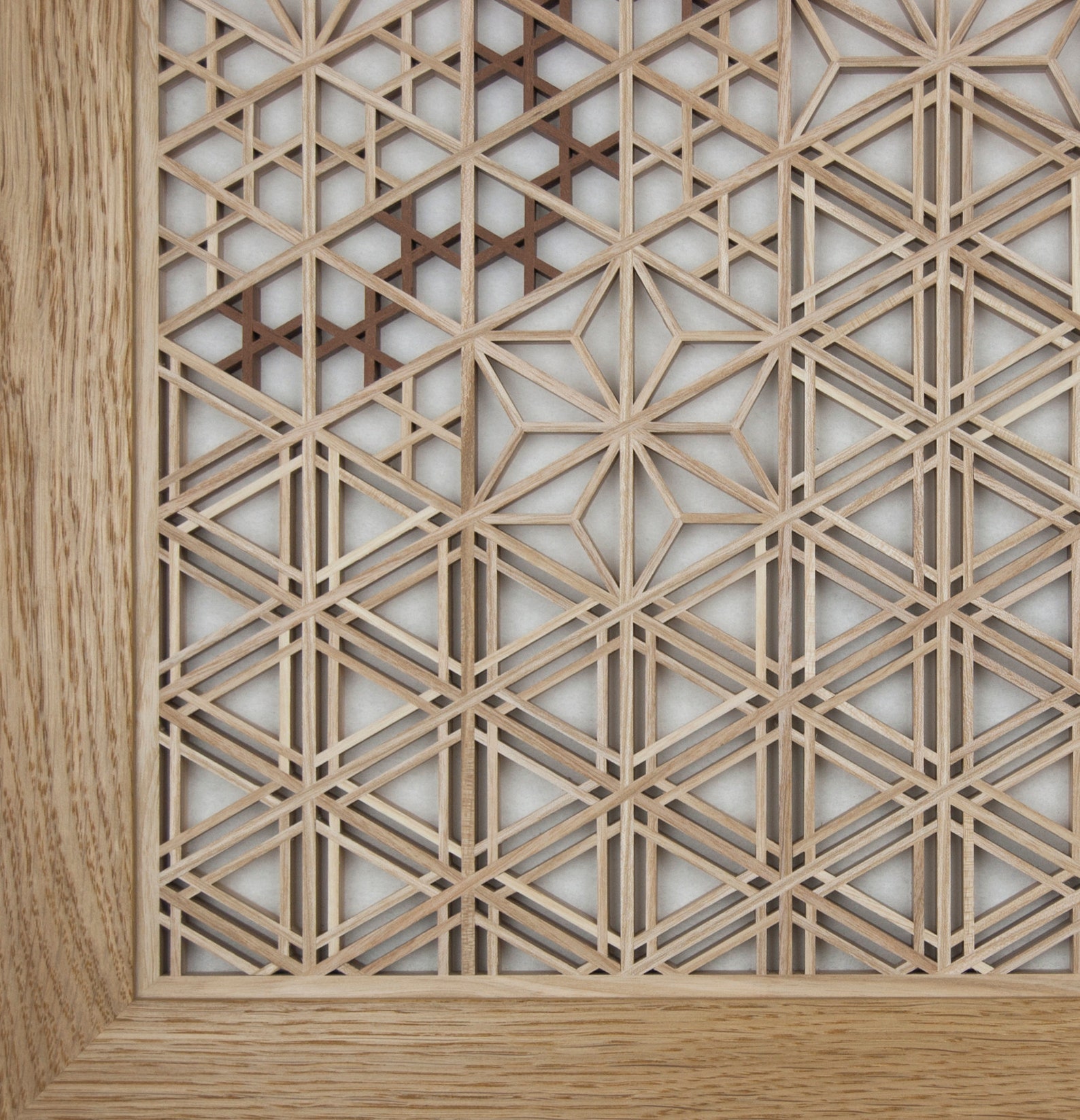 Kumiko wall art Wooden wall decor Geometric wall art Wood Etsy