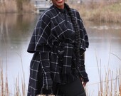 FROM PARIS with LOVE chess black poncho