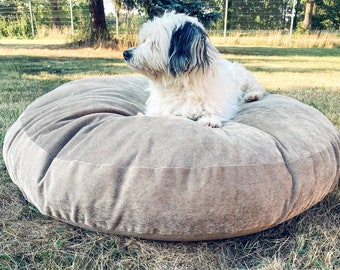 Floor cushion, corduroy velvet, round & square,  dog bed, large dogs
