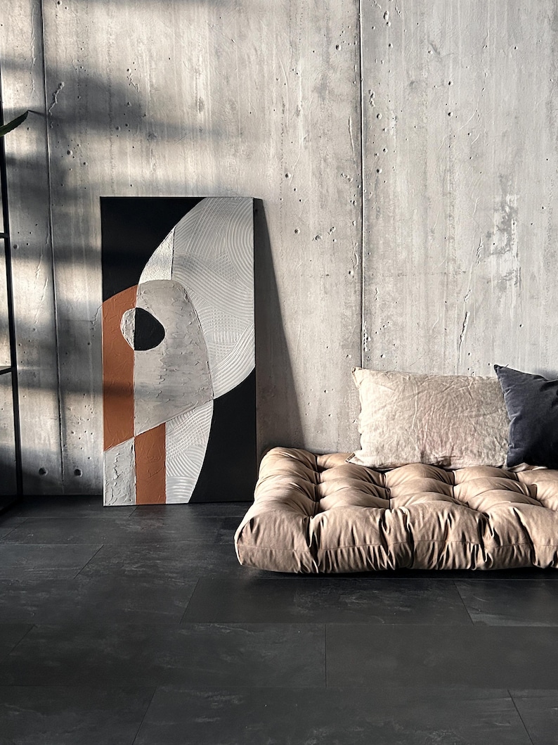 Velvet Floor Cushion: Reading Nook, Window Seat, Bench, daybed or floor sofa image 10