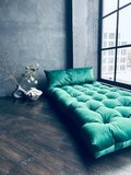 Tufted floor cushion | Custom bench cushion | Cozy Floor Cushion | Reading Nook Cushion | Velvet Floor cushion | Window Seat Cushion