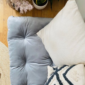 Multiple colors, floor cushion, custom size cushion image 5