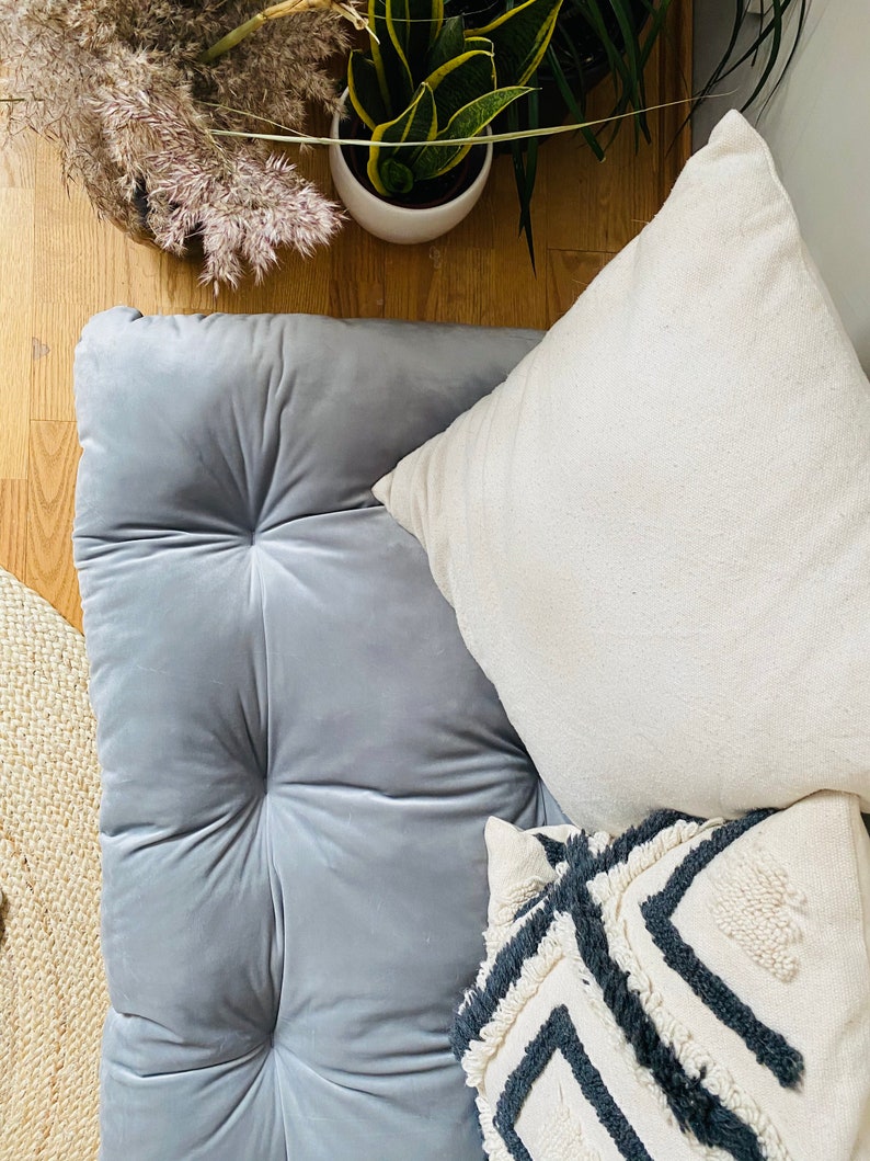 Multiple colors, floor cushion, custom size cushion image 5