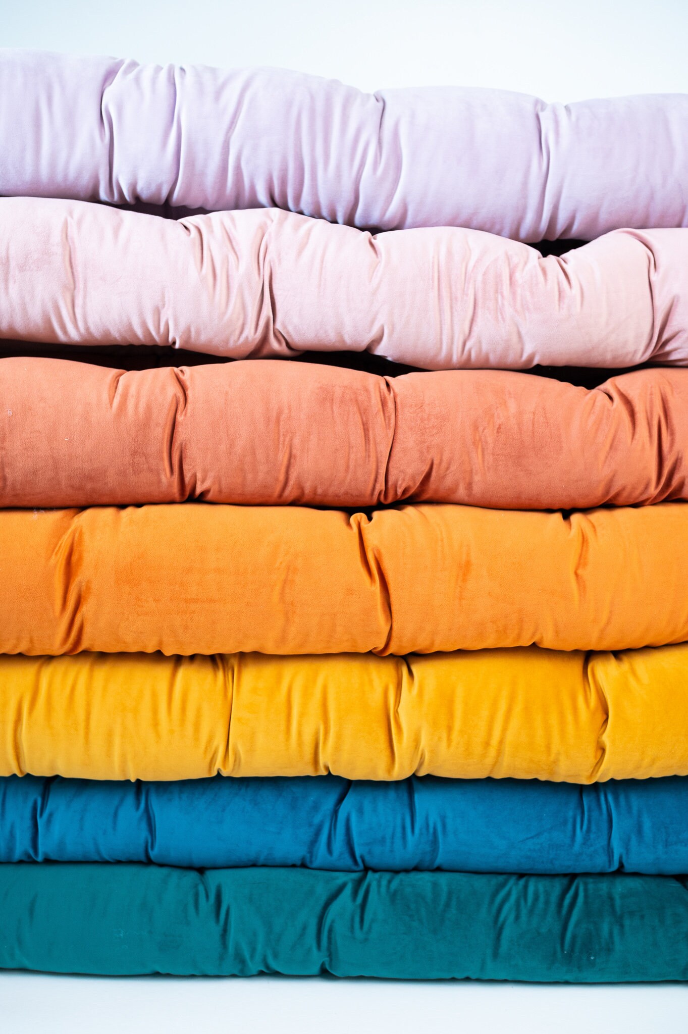 Large & Small Linen and Velvet Japanese Futon Floor Mattress Etsy Canada