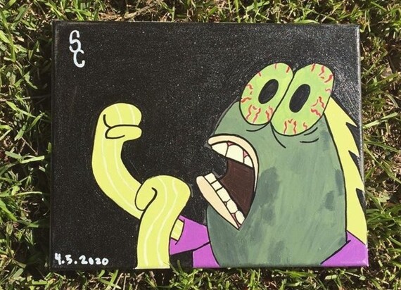 Chocolate Spongebob Squarepants Wall Art Handmade Etsy