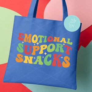 Collations de soutien émotionnel PNG, Meilleure amie au bureau, Cadeau drôle de soutien émotionnel, Bureau png drôle, Boîte à collation, Cadeau collègue, Boho rétro des années 70 ondulé