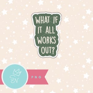 PNG, Cadeau d'amour de soi positif, Sticker mignon édifiant, Santé mentale optimiste, Sticker imprimable affirmation de soi