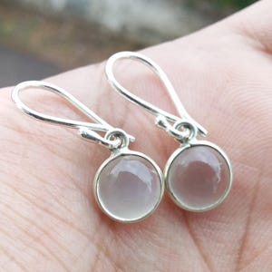 Natural White Moonstone Earrings, 925 Sterling Silver, Handmade Gemstone, 18k Gold Dangle Drop Earring, June Birthstone Jewelry Gift For Her image 7