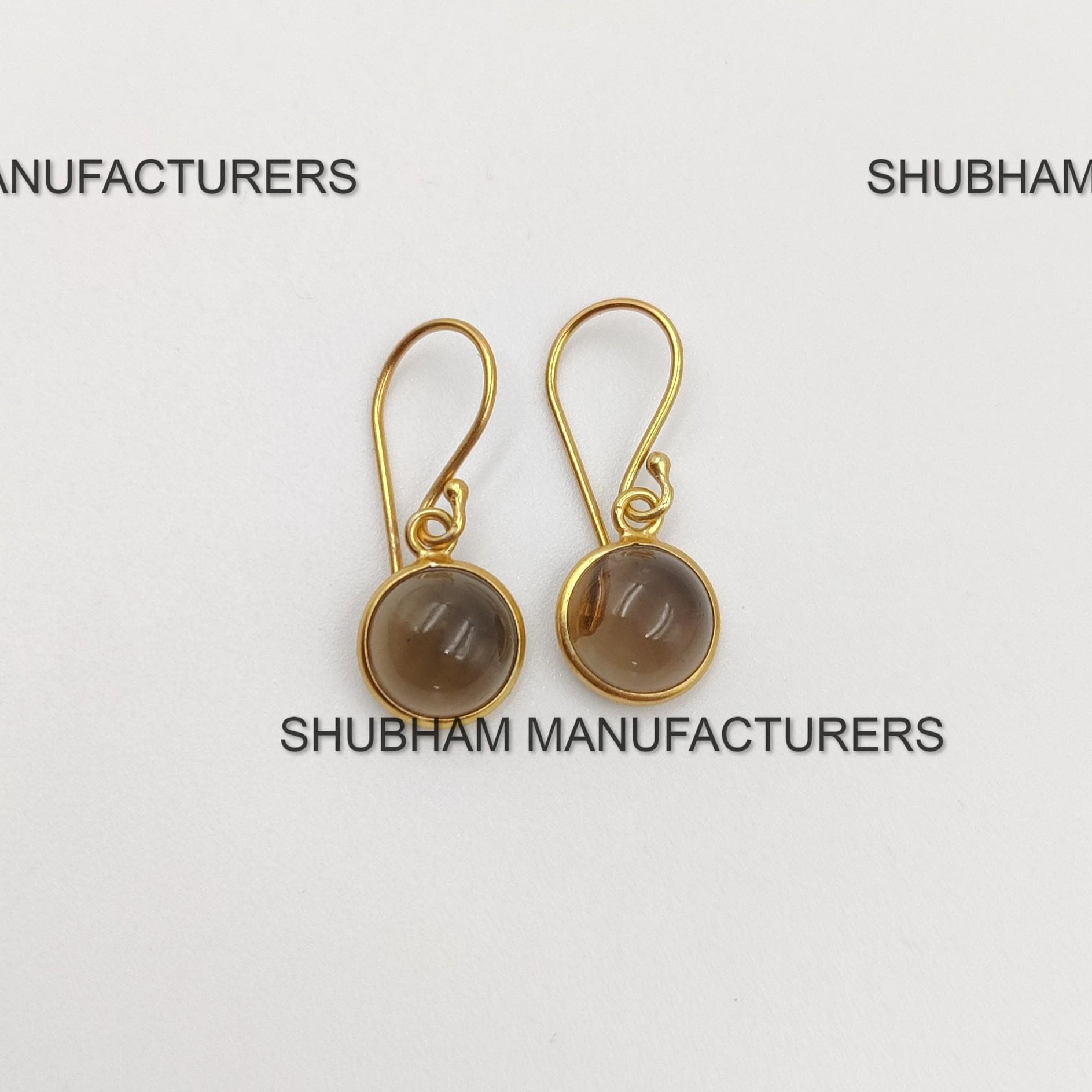 brown dress earrings Lizzie Fortunato