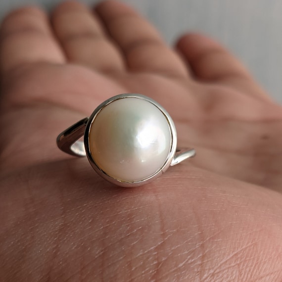 Pentagram Flower Silver Pearl Engagement Platinum Jewellery Ring for Girls  - China Silver Pearl Ring and Crown Shape price | Made-in-China.com